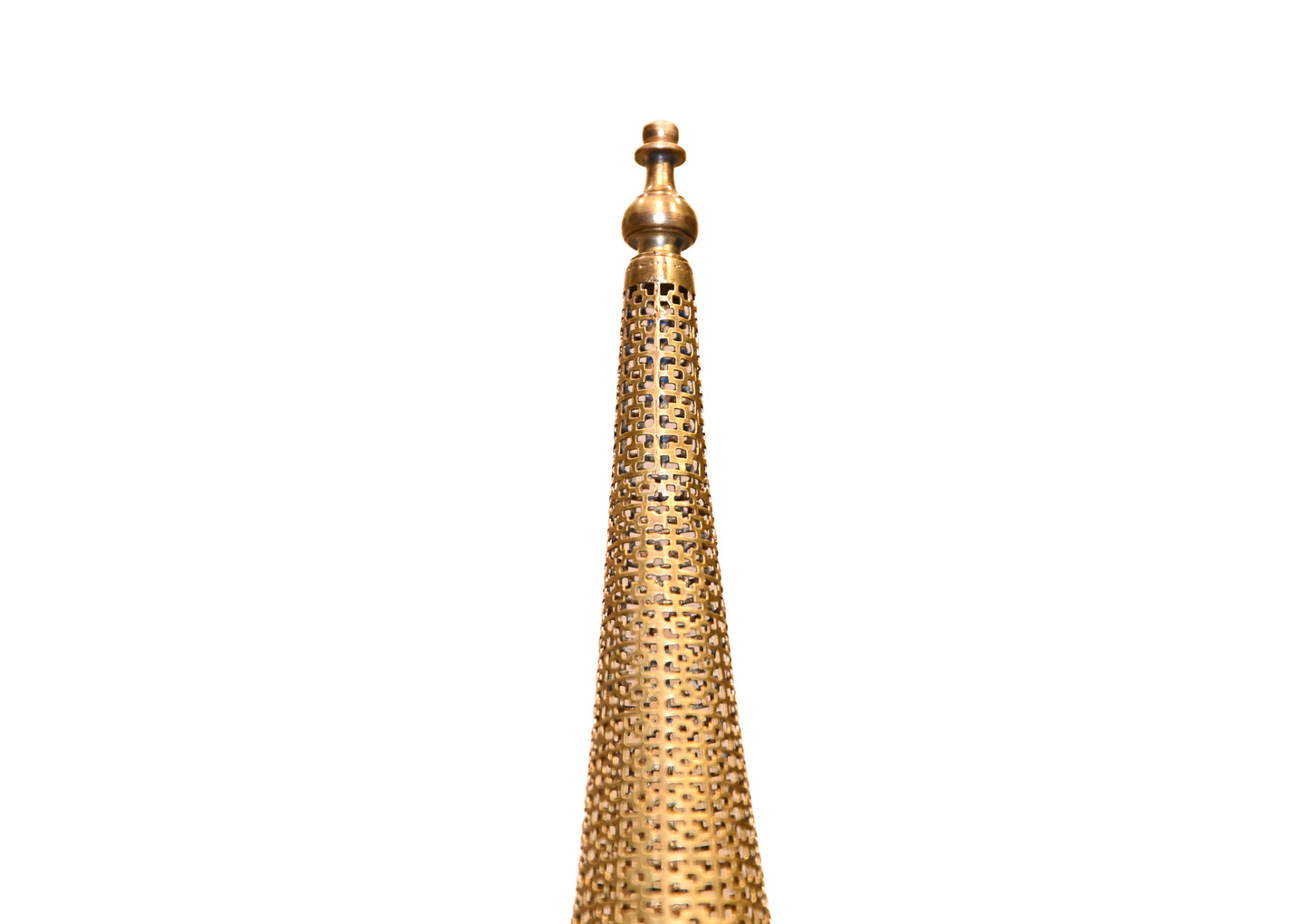 Hammered Brass Floor Lamp – Handmade Moroccan Style Standing Lamp