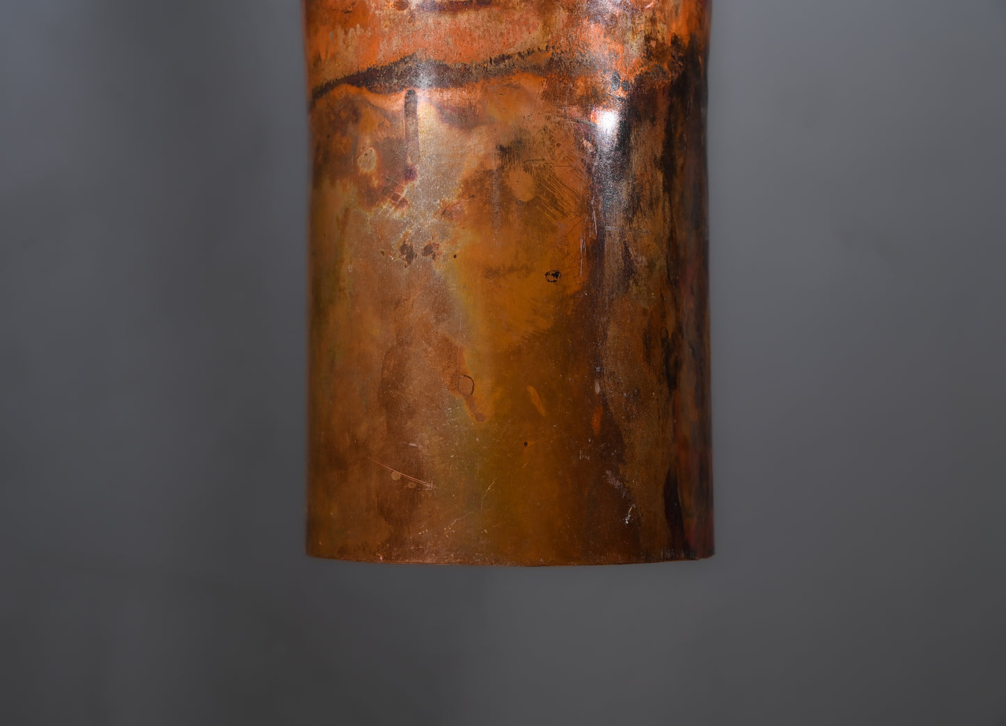 Handcrafted Vintage Copper Pendant – Polished Finish – Rustic Industrial Ceiling Light