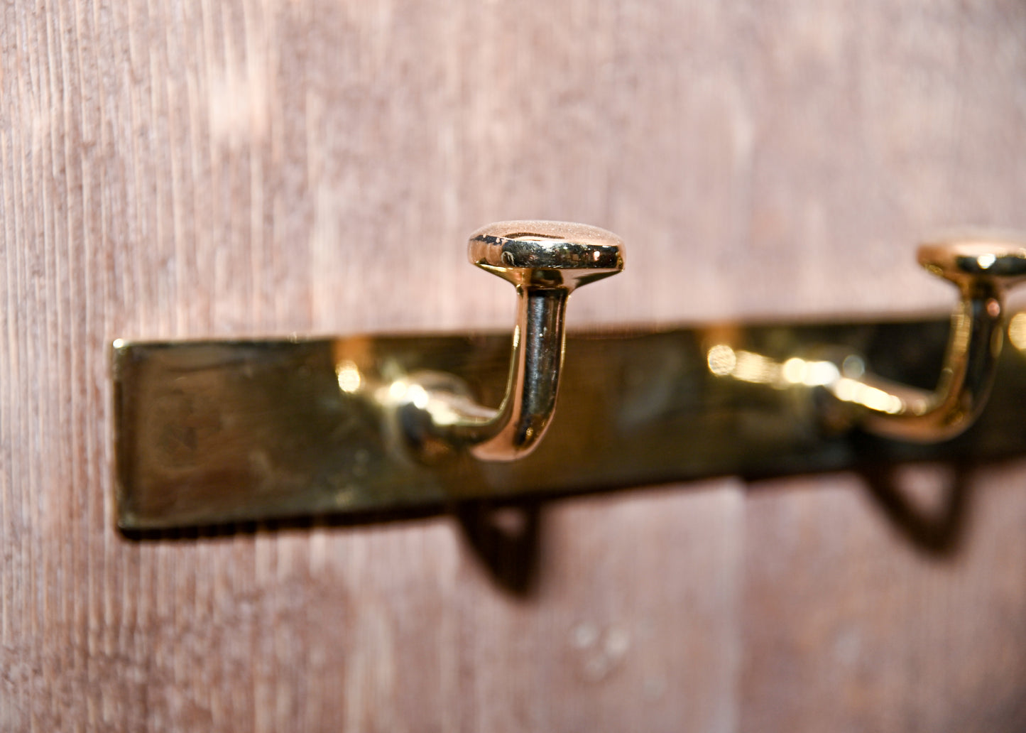 Solid Brass Hook Rod – Unlacquered Brass Wall Hook