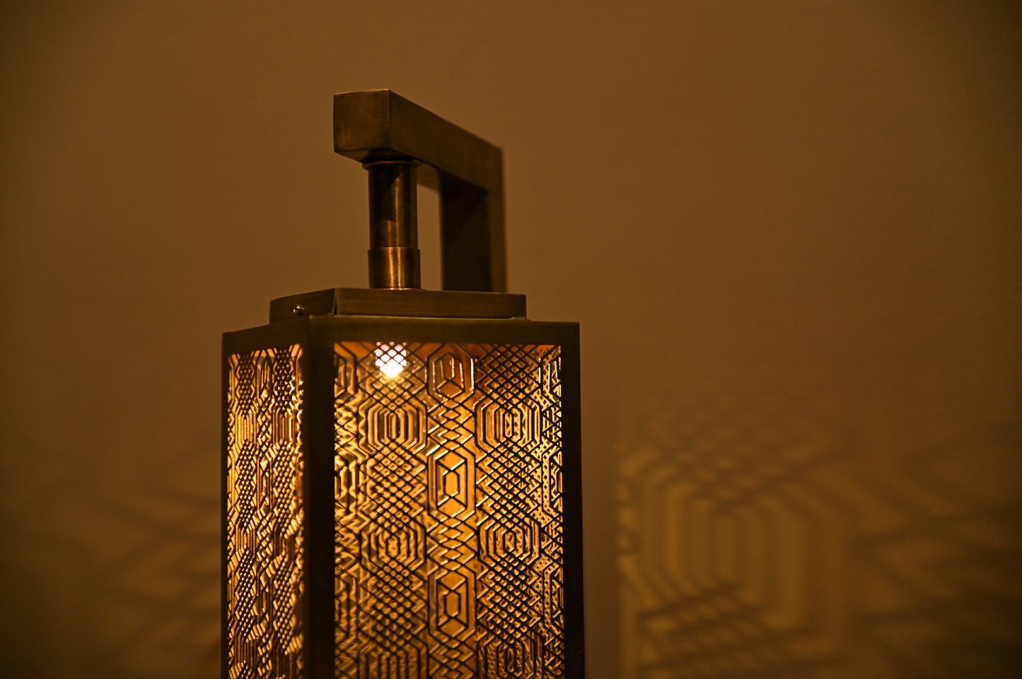 Moroccan Brass Table Lamp – Handmade Artisan Lamp