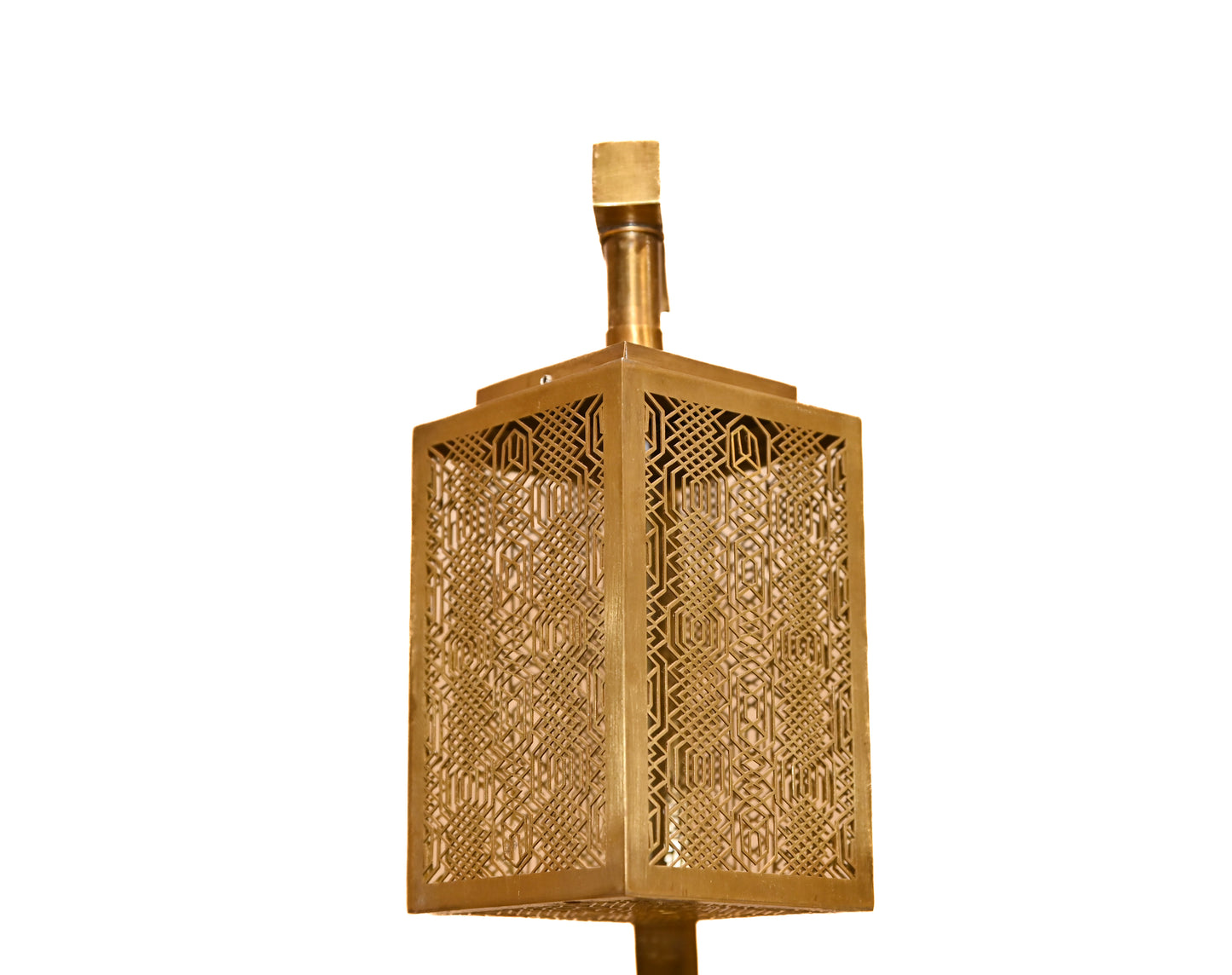 Moroccan Brass Table Lamp – Handmade Artisan Lamp