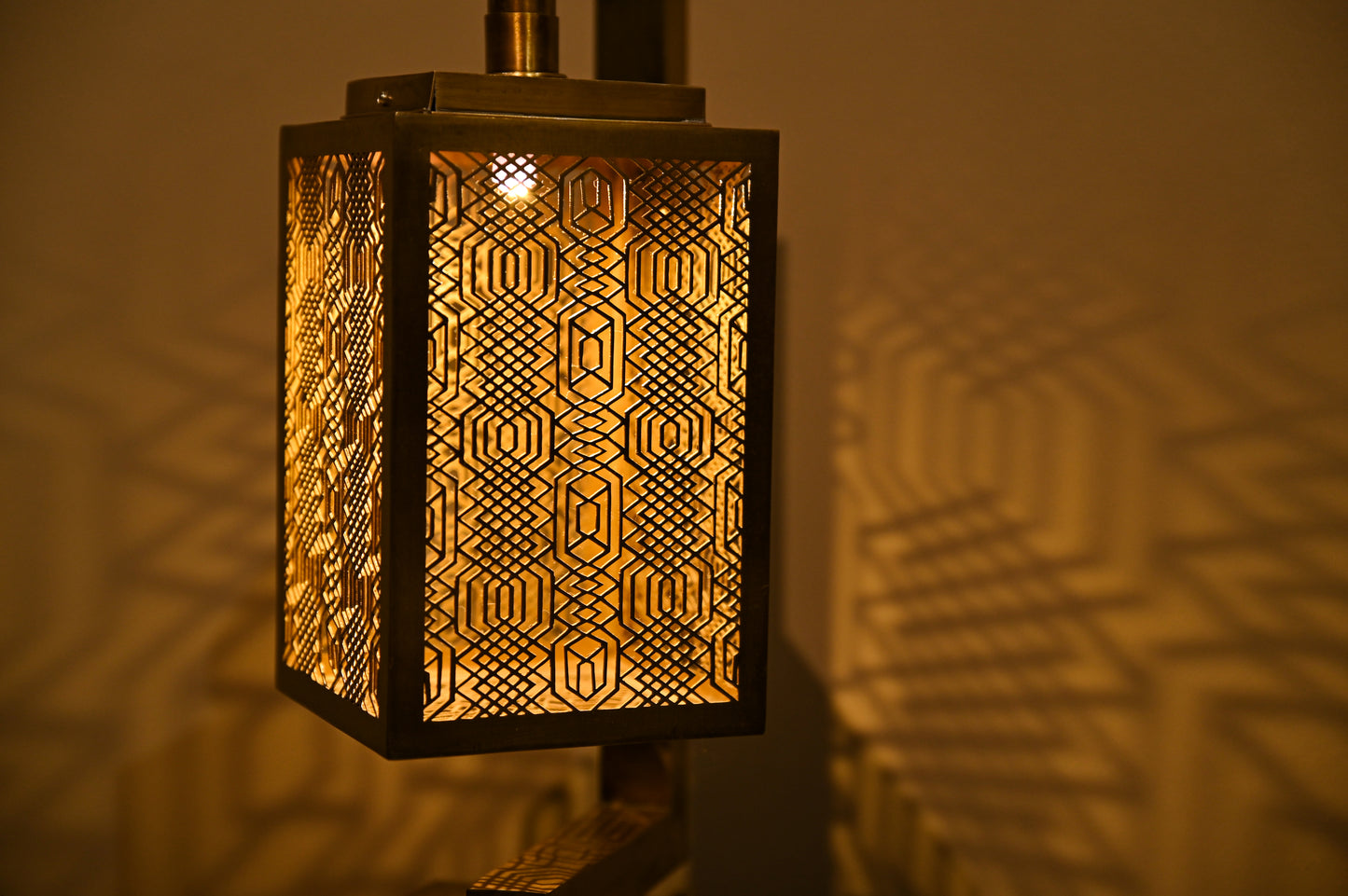 Moroccan Brass Table Lamp – Handmade Artisan Lamp