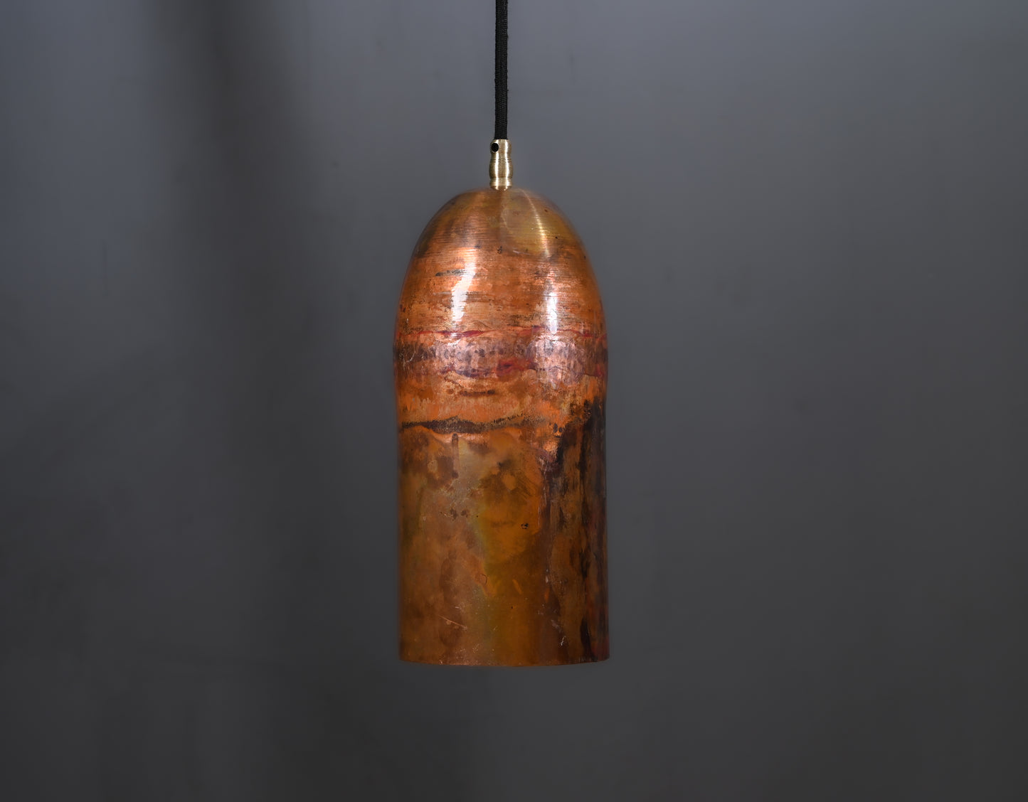 Handcrafted Vintage Copper Pendant – Polished Finish – Rustic Industrial Ceiling Light
