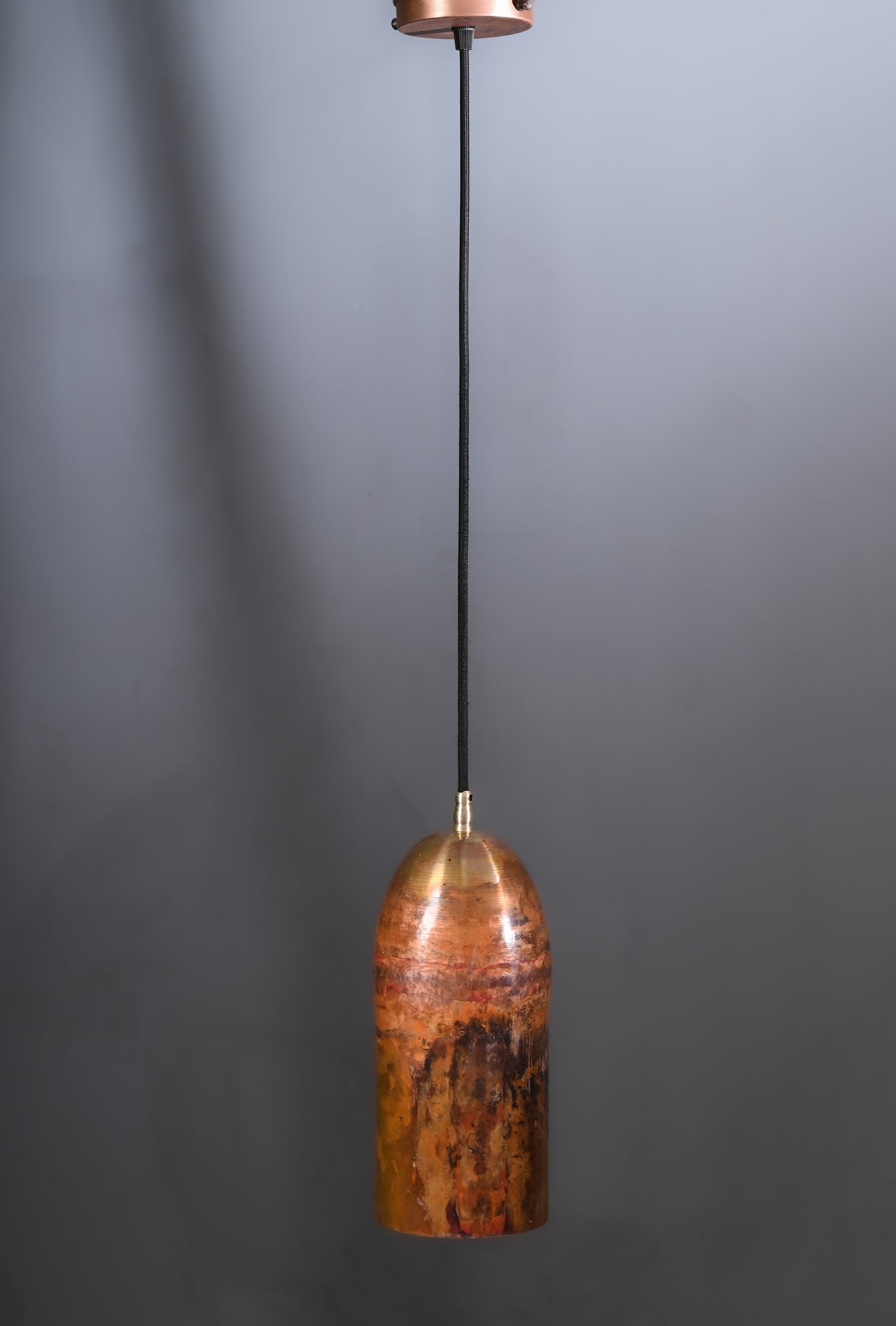 Handcrafted Vintage Copper Pendant – Polished Finish – Rustic Industrial Ceiling Light