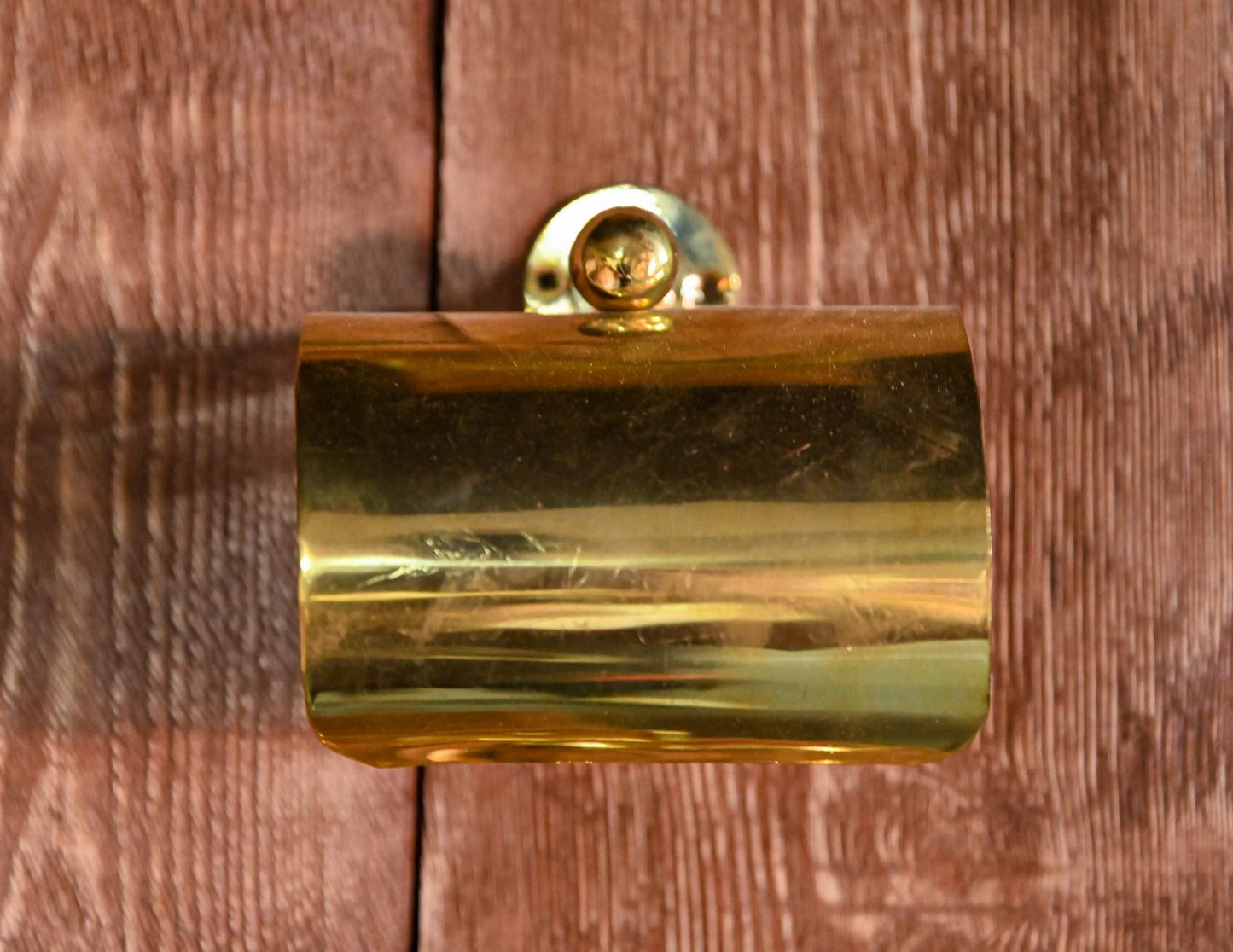 Wall-Mounted Unlacquered Solid Brass Toilet Paper Holder – Bathroom Tissue Rack, Gold Finish