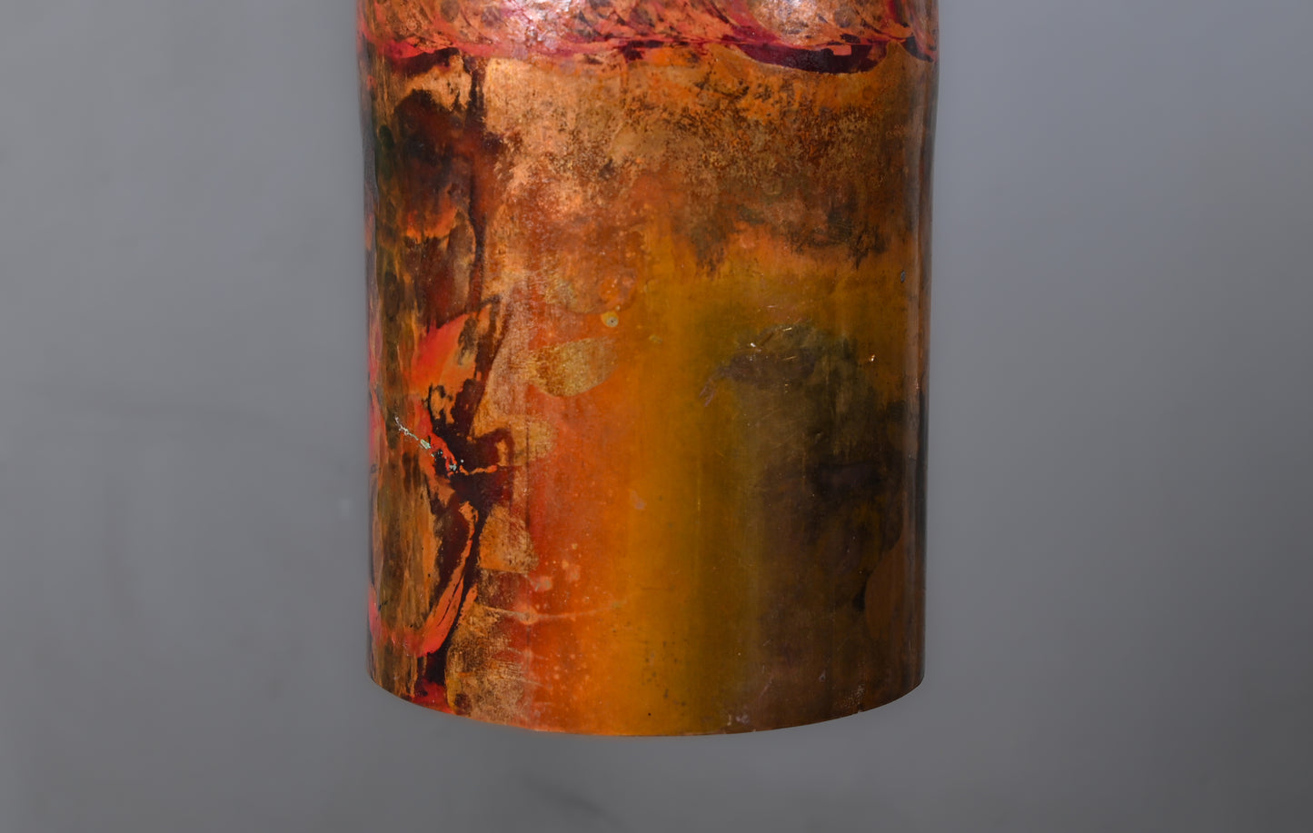 Solid Copper Pendant Light – Vintage Industrial Ceiling Fixture