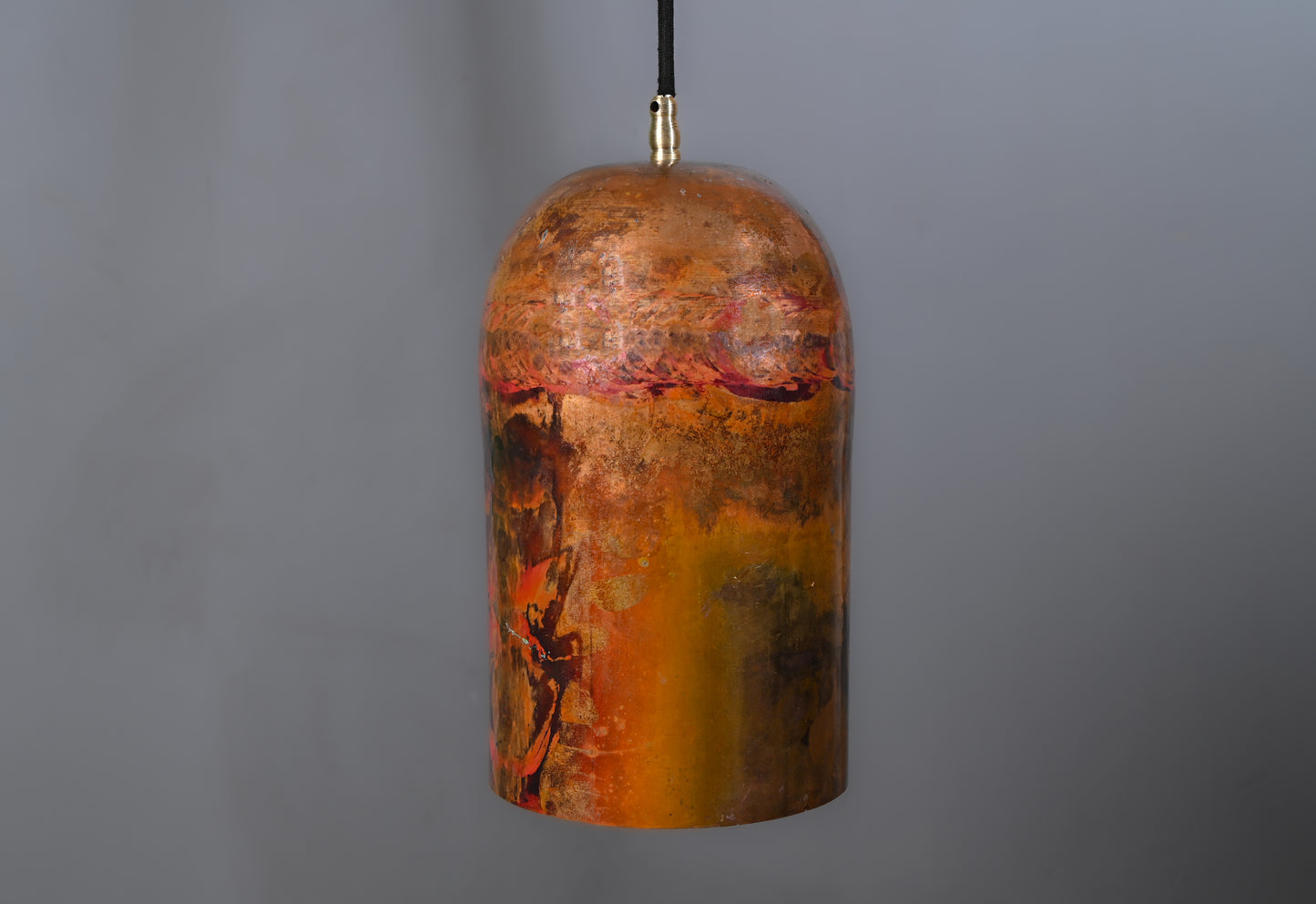 Solid Copper Pendant Light – Vintage Industrial Ceiling Fixture